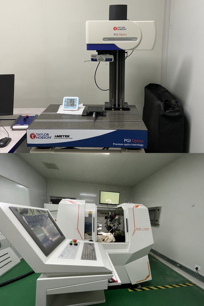 pictures of calcium fluoride aspheric lens polishing equipment