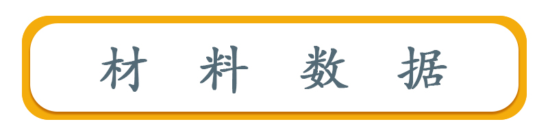 材料数据