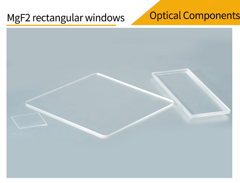 Pictures of magnesium fluoride rectangular window