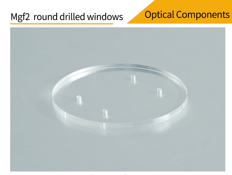 Pictures of magnesium fluoride round drilled window