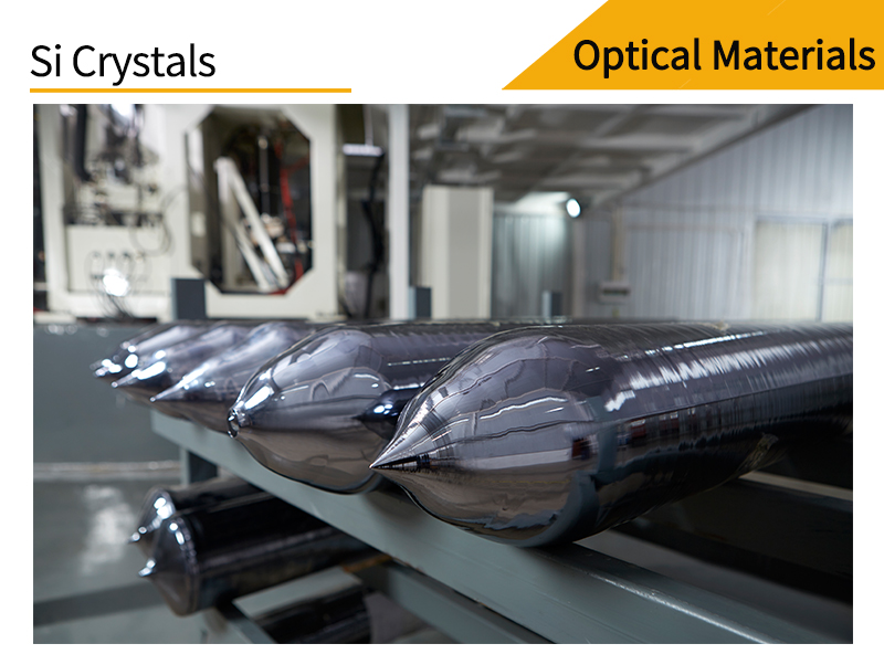 Crystal materials for silicon plano-convex lenses