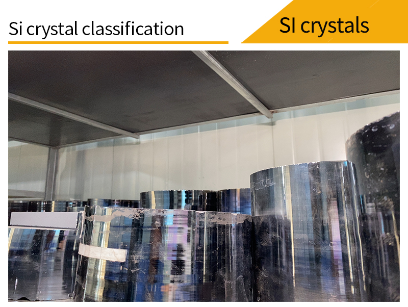 Cystal classification of silicon double-concave lenses