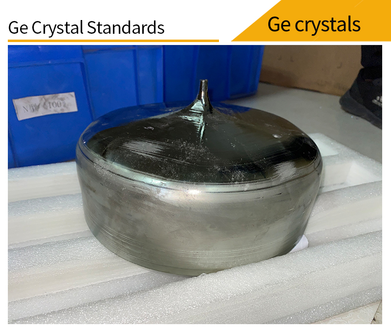 Crystal materials for germanium round drilled window