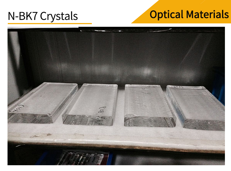 Crystal materials for N-BK7 rectangular drilled window