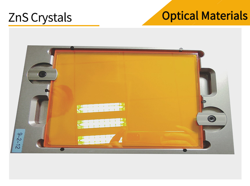 Crystal materials for zinc selenide rectangular drilled window
