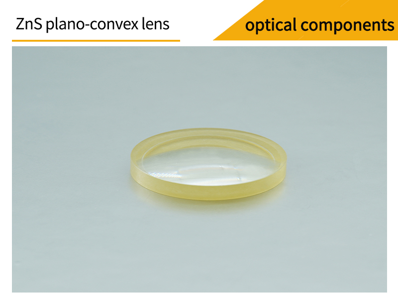 Pictures of zinc sulfide plano-convex lenses