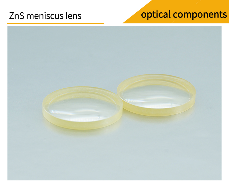 Pictures of zinc sulfide meniscus lenses