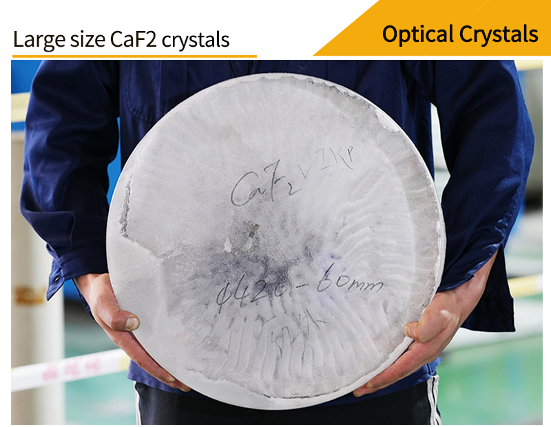 Pictures of large size calcium fluoride crystal 