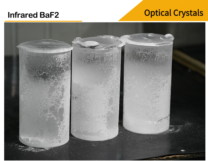 Pictures of Infrared  barium fluoride crystal 