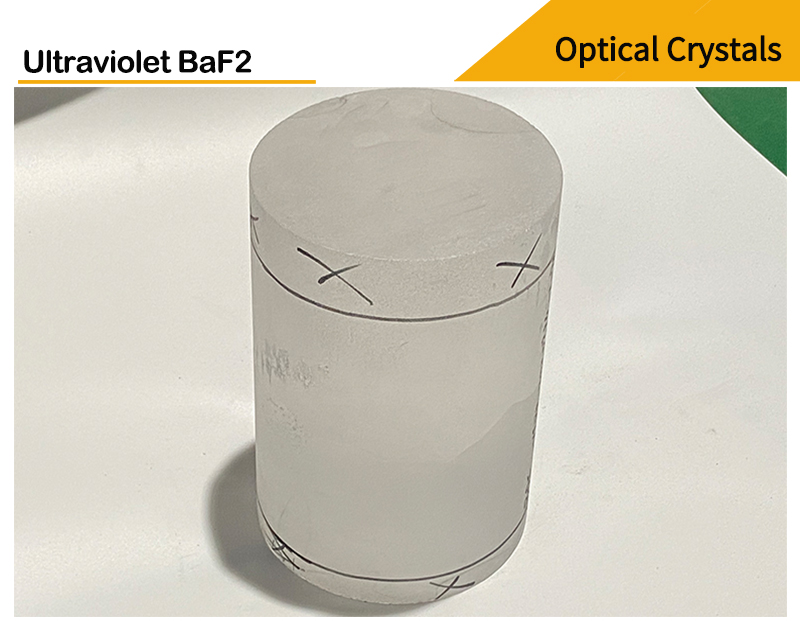 Pictures of ultraviolet barium fluoride crystal 