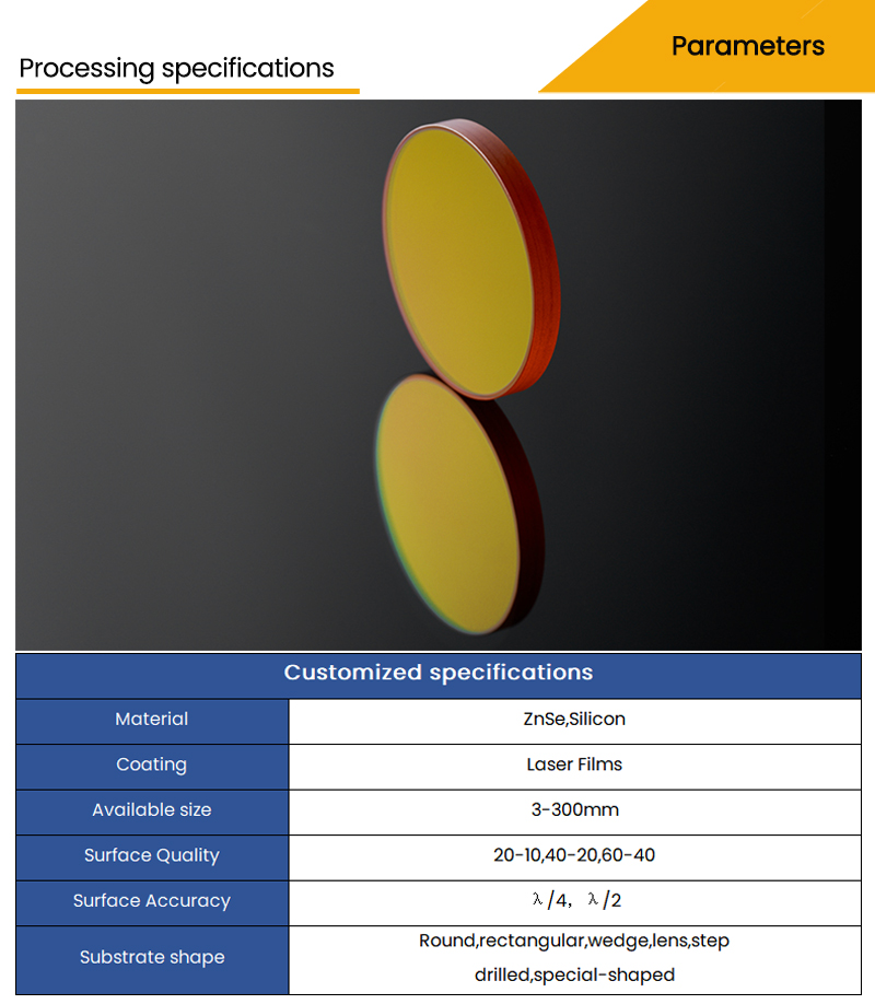 CO2 laser films coating process customized specifications