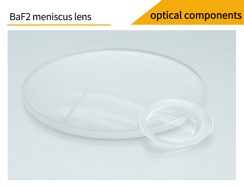 Pictures of barium fluoride meniscus lenses