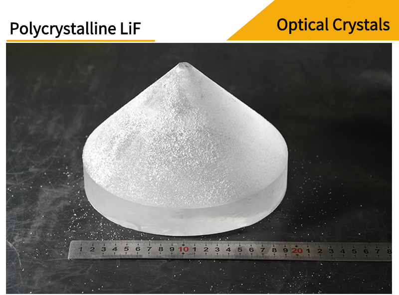 Pictures of polycrystalline lithium fluoride 