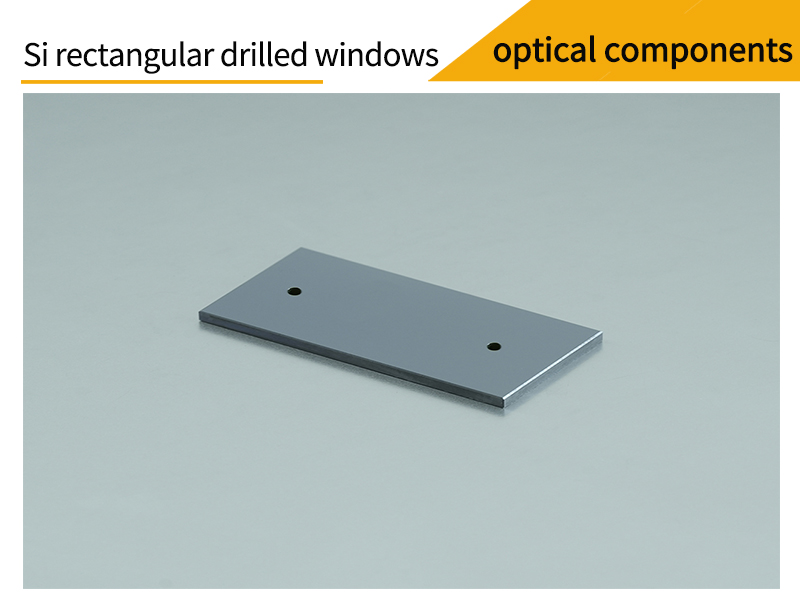 Pictures of silicon rectangular drilled window