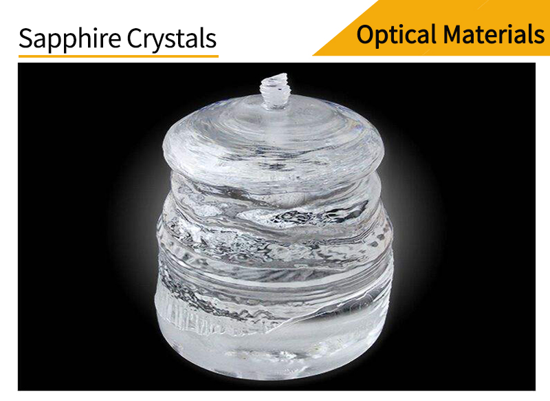 Crystal materials for sapphire round drilled window