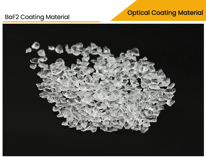 Pictures of barium fluoride coating material granules