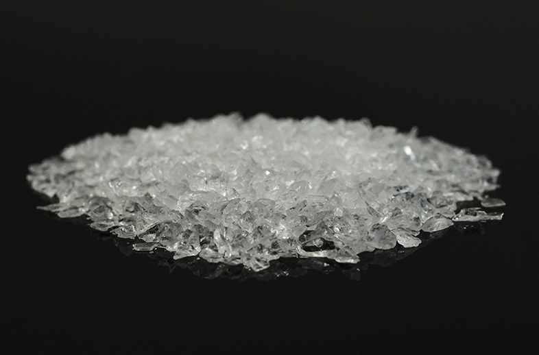 Pictures of calcium fluoride coating material granules